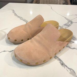 J.Crew Suede Leather Clogs